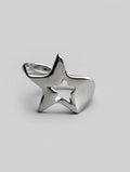 Bague Étoile Y2K – Acier Inoxydable Waterproof (Vintage 2000)
