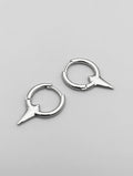 Boucles d’oreilles  en pointes en acier inoxydable -  PUNK ANNEAUX - GRUBGE créative