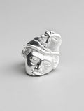 Bague Visage Grecque Style Vénus Argent | Unisexe, Ajustable, Durable & Éthique